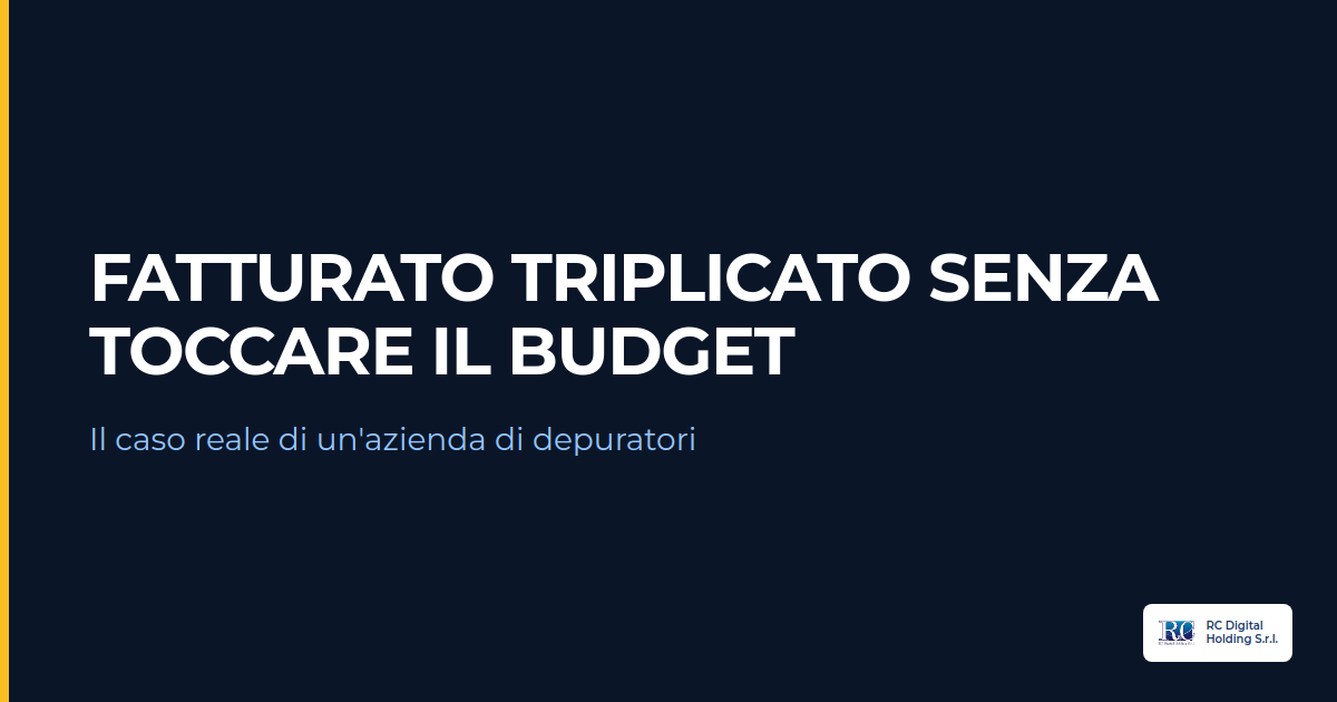 caso studio depuratori- triplicato il fatturato