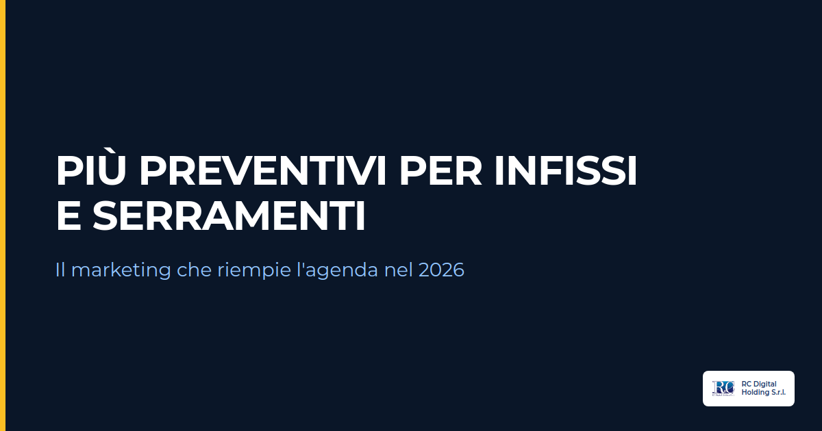 marketing per aziende di infissi e serramenti