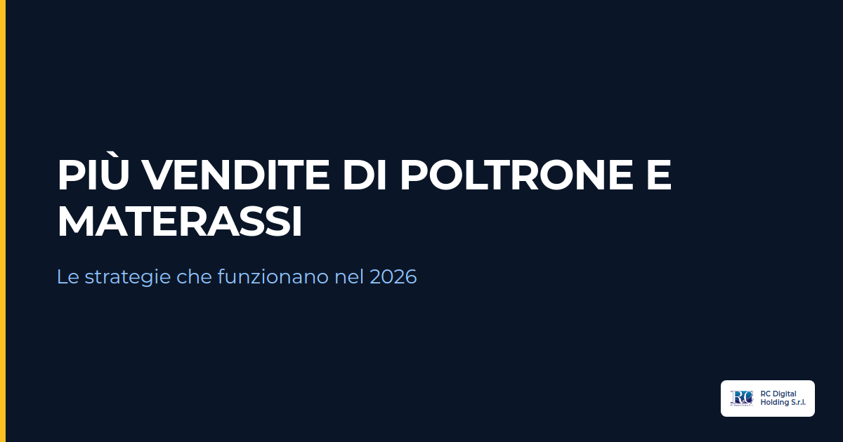 più vendite di poltrone e materassi